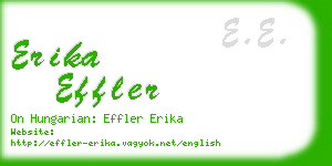 erika effler business card